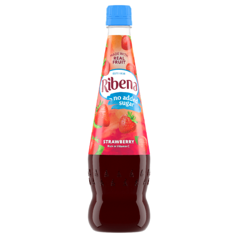 Ribena Strawberry Squash – No Added Sugar